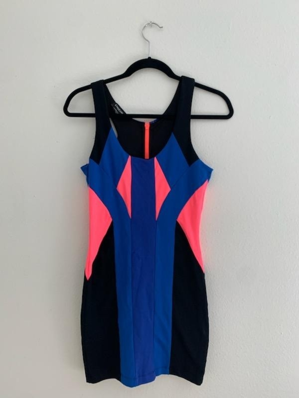 Bebe Color Block Bodycon Dress